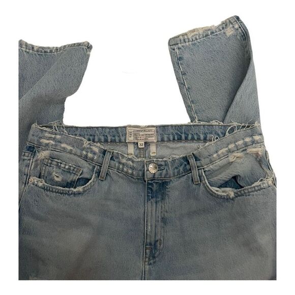 Current/Elliot Women's The Fling Alta Destroy 100% Cotton Ripped Jeans Size 32 - Picture 6 of 10